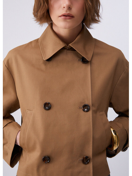 Liu Jo Liu Jo Trench CA6201T521AP9575 Beige Regular Fit