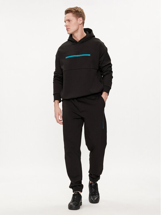 Calvin Klein Calvin Klein Pulóver Color Embosed Logo K10K112442 Fekete Regular Fit