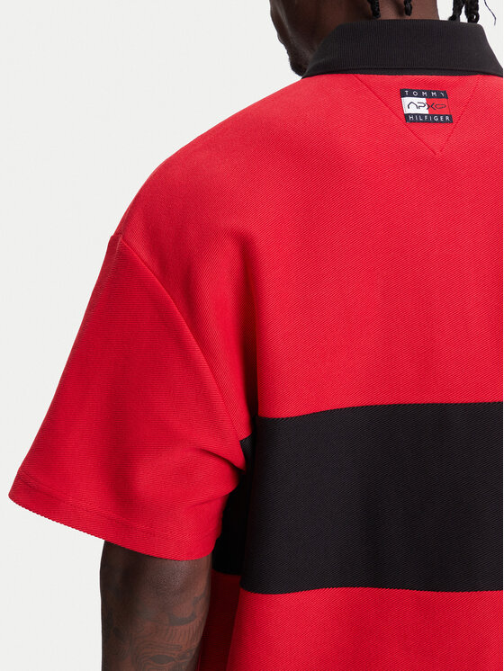 Tommy Hilfiger Tommy Hilfiger Tricou polo F1 Movie Race Day MW0MW41393 Roșu Relaxed Fit