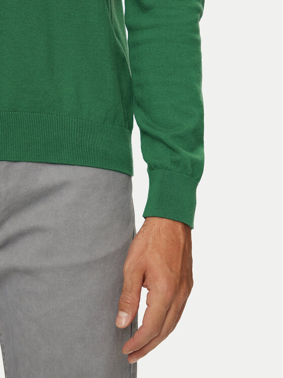 United Colors Of Benetton United Colors Of Benetton Pulover 10CVU1N60 Zelena Regular Fit