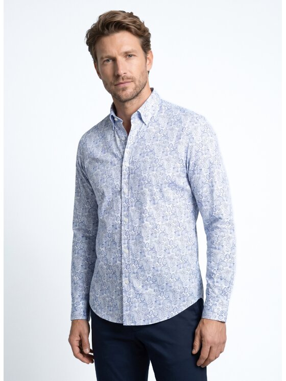 Pako Lorente Pako Lorente Koszula P26WF-1X-012 Biały Slim Fit