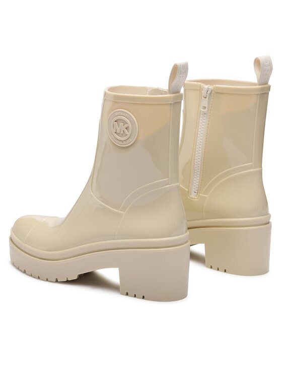 MICHAEL Michael Kors MICHAEL Michael Kors Ботильйони Karis Rainboot 40F3KSMB5Q Écru