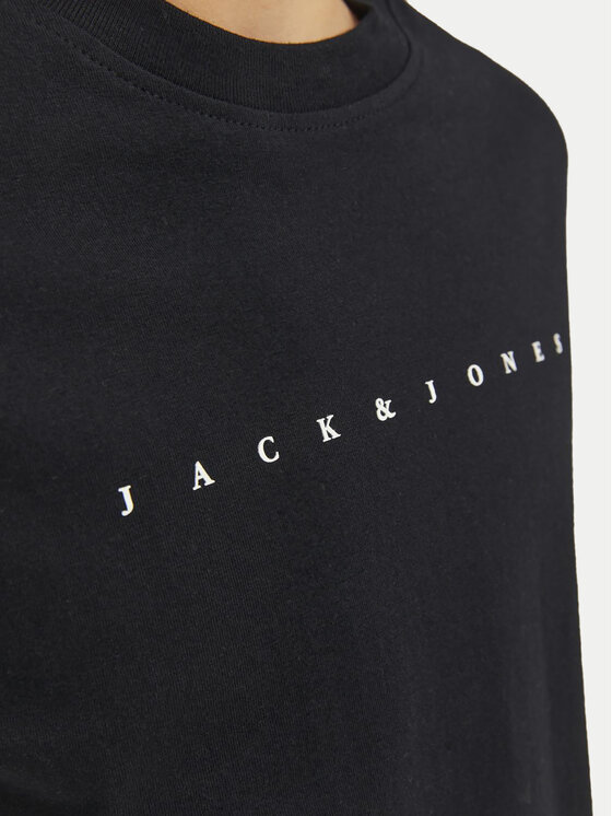 Jack&Jones Junior Jack&Jones Junior T-shirt Star 12237435 Crna Relaxed Fit