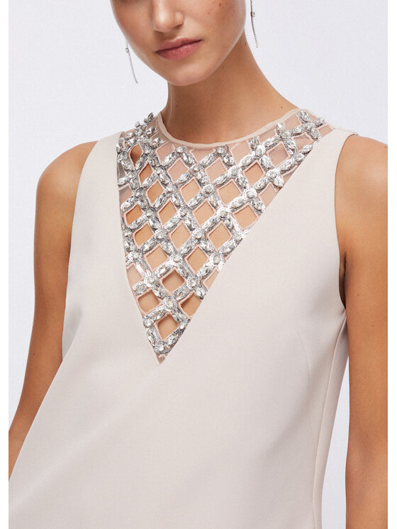 Liu Jo Liu Jo Abito da sera PA6007T2527X0753 Bianco Regular Fit