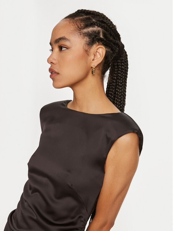 ViCOLO ViCOLO Koktélruha TS0252 Fekete Slim Fit