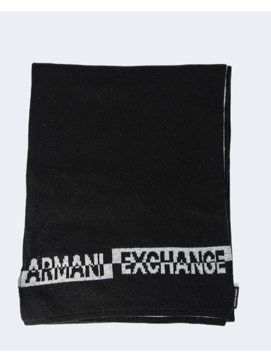 Armani Exchange Armani Exchange Szalik KNITWEAR Czarny