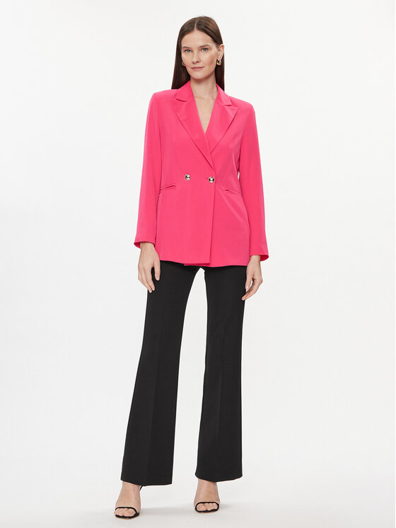 Maryley Maryley Hlače 24EB587/43NE Crna Relaxed Fit
