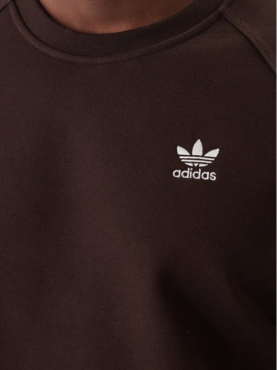 adidas adidas Mikina Trefoil Essentials KE1141 Hnedá Regular Fit