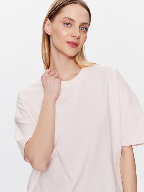 New Balance New Balance Тишърт Athletics Nature WT23556 Розов Relaxed Fit