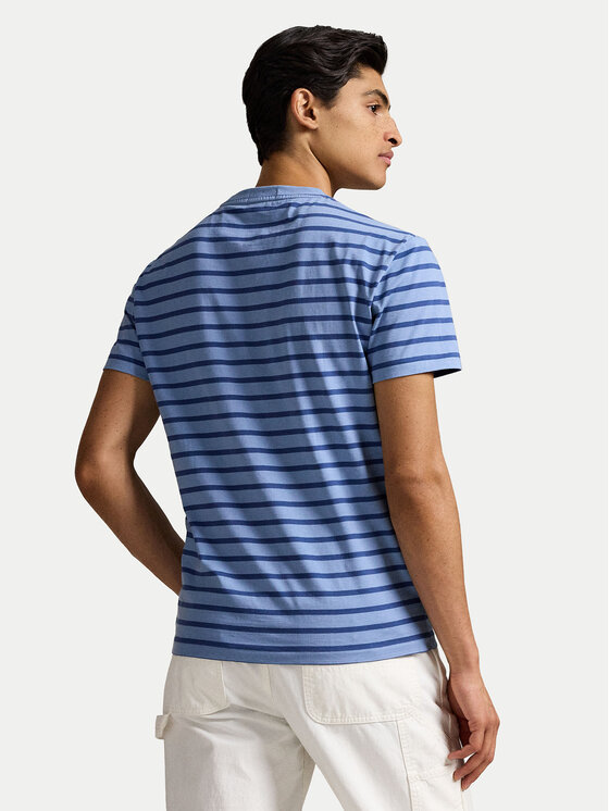 Polo Ralph Lauren Polo Ralph Lauren T-Shirt 710938134009 Niebieski Custom Slim Fit
