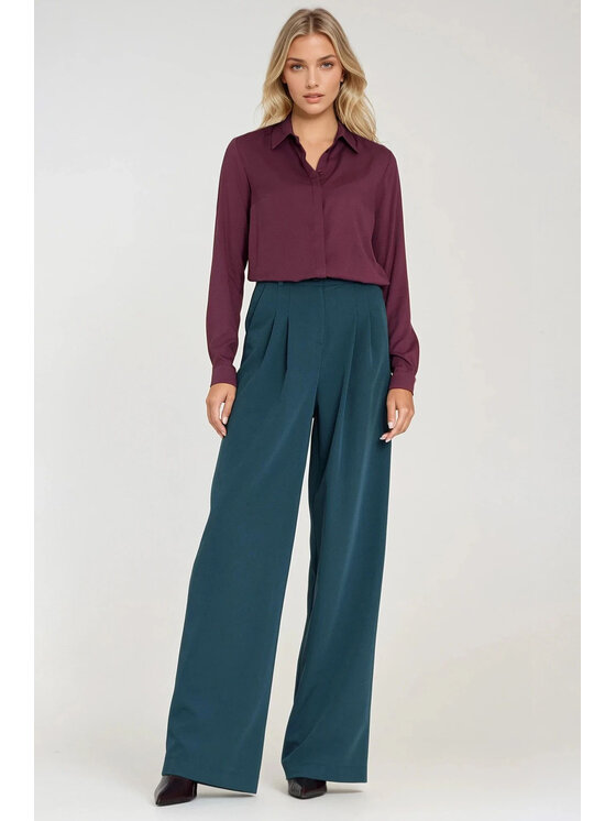 NIFE NIFE Halenka B205 Fialová Regular Fit