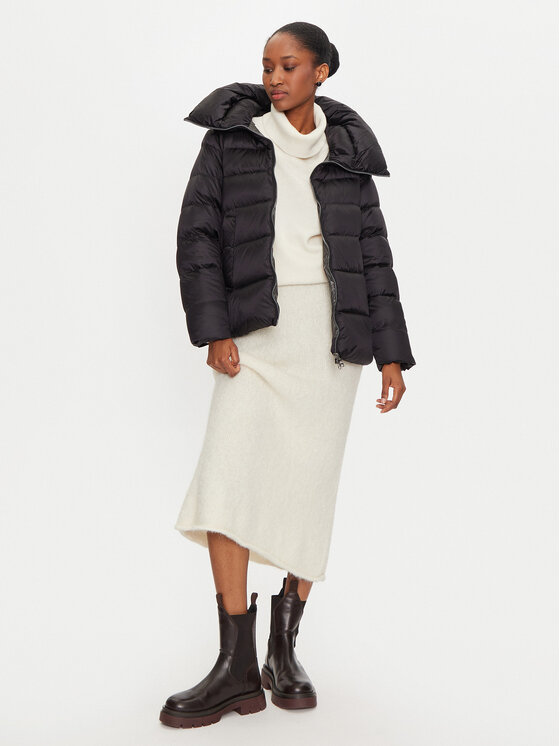 Hetregó Hetregó Daunenjacke Erin 8N601 Schwarz Regular Fit
