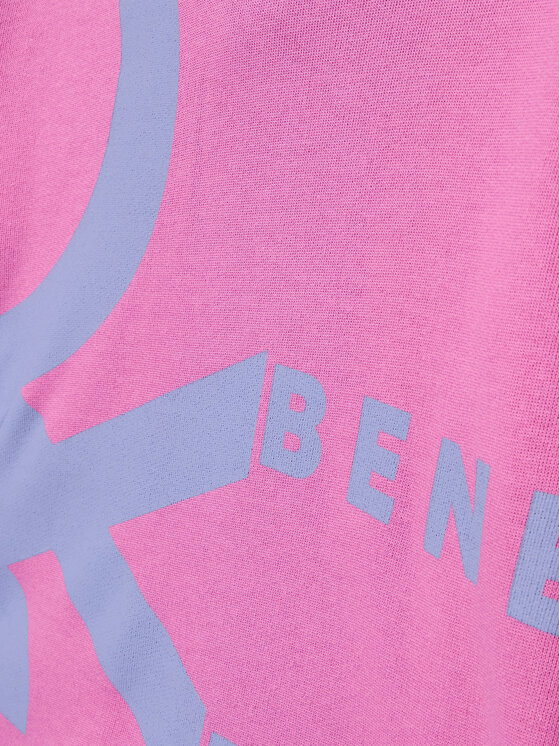 United Colors Of Benetton United Colors Of Benetton Μπλούζα 3J68C200U Ροζ Boxy Fit