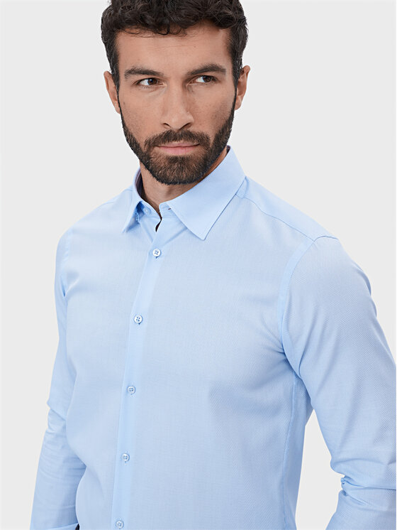 Evenemen Evenemen Koszula OSLO G. BLUE Niebieski Slim Fit