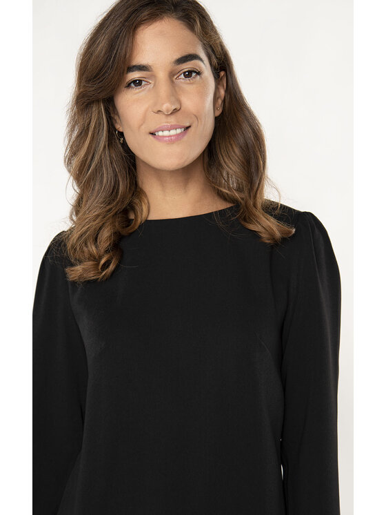 QUIOSQUE QUIOSQUE Každodenní šaty YOUNG DRESS Černá Regular Fit