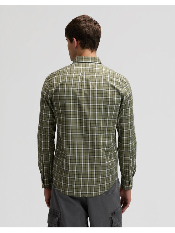 Lee Lee Koszula BUTTON DOWN Zielony Regular Fit