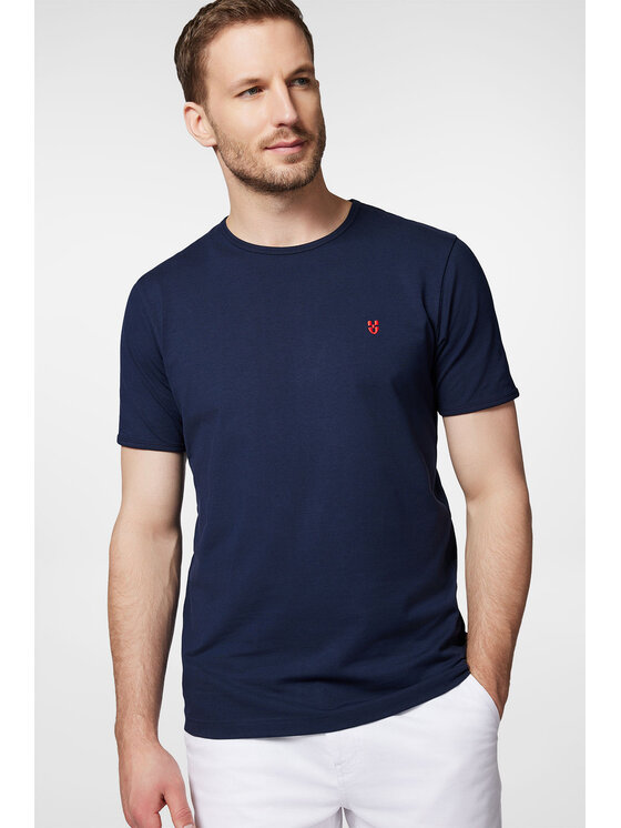Próchnik Próchnik T-Shirt PM5 TS073124000029 Granatowy Regular Fit