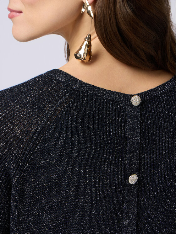 Oltre Oltre Cardigan M064J004790N034 Blu Regular Fit