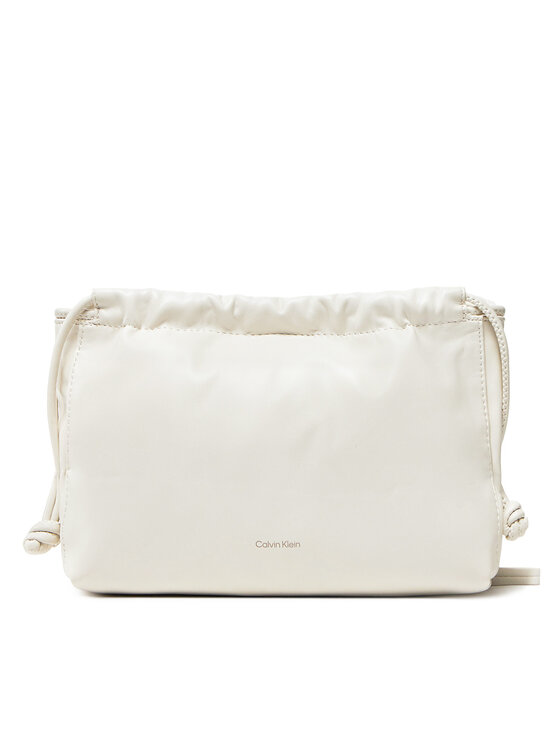 Calvin Klein Jeans Torebka Drawstring Crossbody26 LV04K3060G Écru