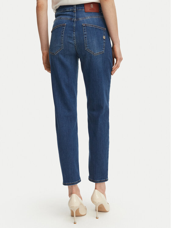 Fracomina Fracomina Jeansy FP26WVD005D46002 Granatowy Mom Fit