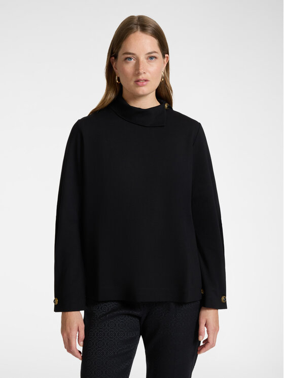 Elena Mirò Elena Mirò Bluza G817Z000730N033 Czarny Regular Fit