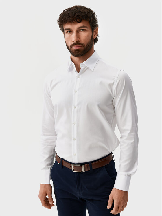 Evenemen Evenemen Koszula Tivro G Biały Slim Fit