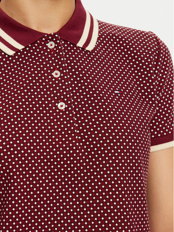 Tommy Hilfiger Tommy Hilfiger Polokošile WW0WW43928 Červená Slim Fit