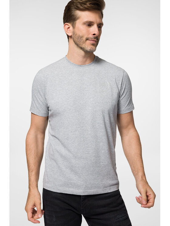 Próchnik Próchnik T-Shirt PM4 TS073123000048 Szary Slim Fit