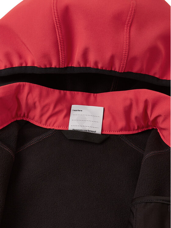 Reima Reima Jakna softshell Vantti 5100009C Rdeča Regular Fit