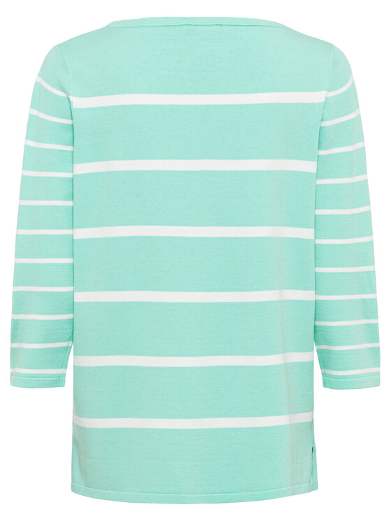 Olsen Olsen Pulover Henny 11003687 Zelena Regular Fit