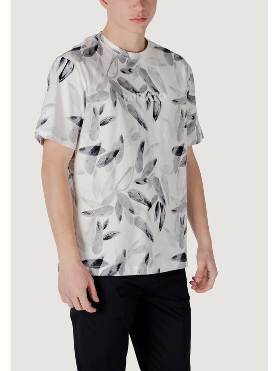 Antony Morato Antony Morato T-shirt RELAXED FIT WITH MATT FOAM LOGO PRINT Bianco Relaxed Fit