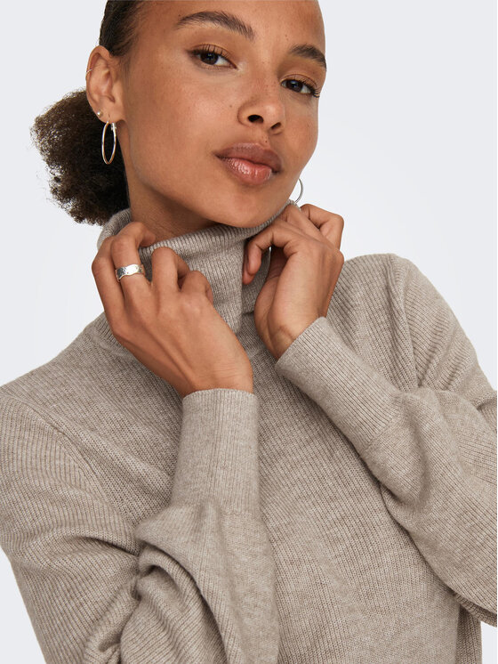 ONLY ONLY Trikotāžas kleita 15309197 Bēšs Comfort Fit