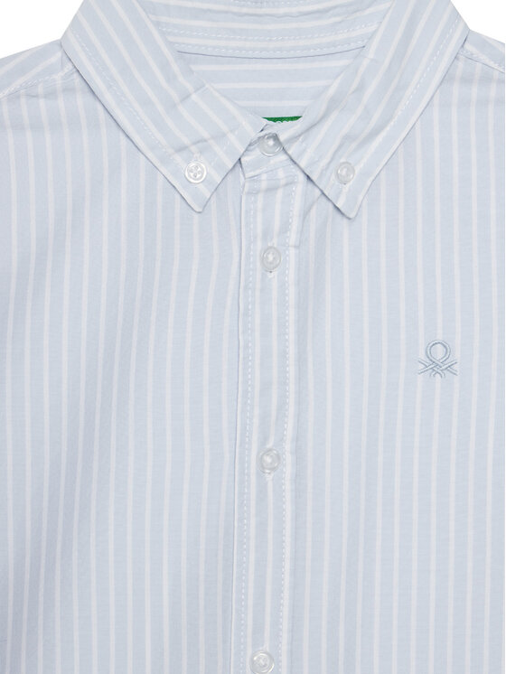 United Colors Of Benetton United Colors Of Benetton Camicia 54AZCQ00R Celeste Regular Fit