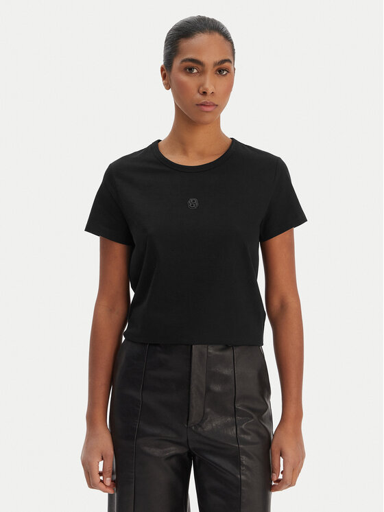 BOSS BOSS Tricou Eventsa12 50563282 Negru Regular Fit