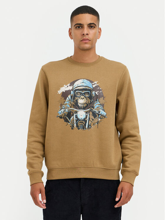 Blend Blend Суитшърт 20717756 Бежов Regular Fit