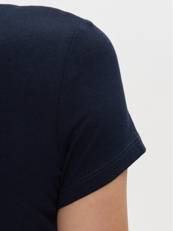Tommy Jeans Tommy Jeans T-särk Tjw Slim Essential Logo 2 Tee DW0DW20316 Tumesinine Regular Fit