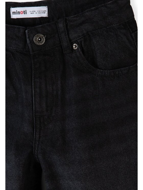 minoti minoti Jeansy 33JEAN251 Czarny Baggy Fit