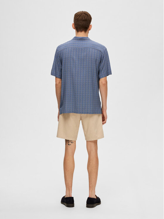 Selected Homme Selected Homme Särk 16088360 Sinine Relaxed Fit