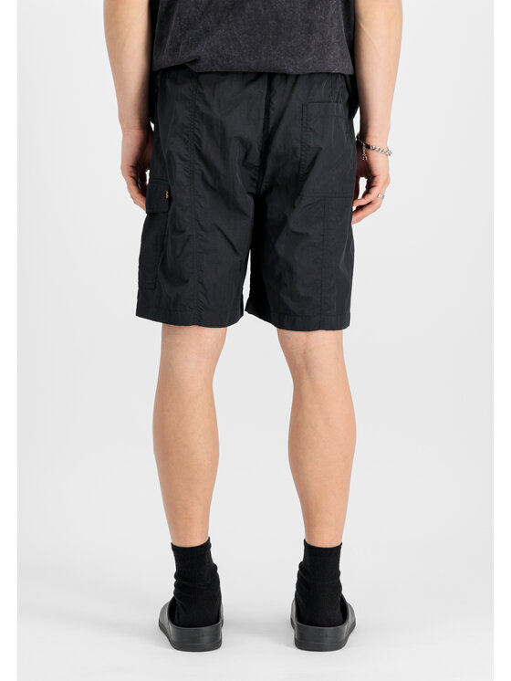 Alpha Industries Alpha Industries Szorty Nylon Cargo Short Czarny Regular Fit