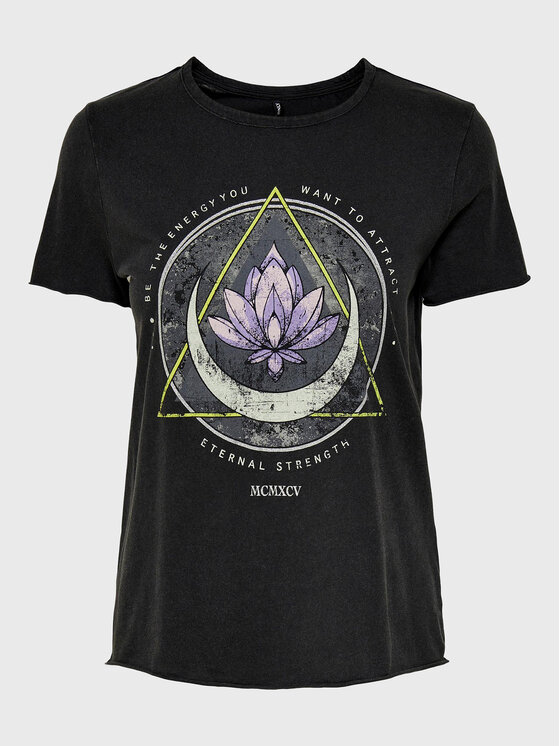 ONLY ONLY T-shirt 15215721 Crna Regular Fit