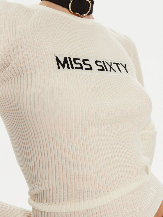 Miss Sixty Miss Sixty Blúz 6L3RJ7291000 Ekru Regular Fit
