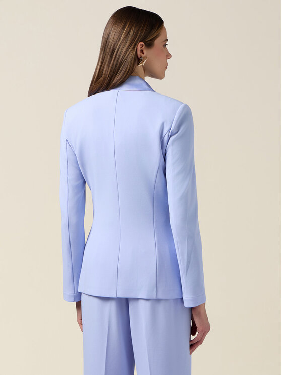 Oltre Oltre Giacca di transizione Q782R104615N004 Turchese Slim Fit