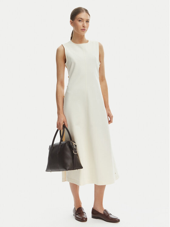 Tommy Hilfiger Tommy Hilfiger Kasdieninė suknelė WW0WW48774 Smėlio Regular Fit