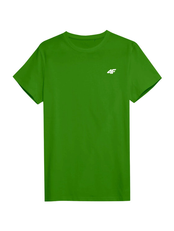 4F 4F T-shirt 4FWSS25TTSHM3095-41S Verde Regular Fit