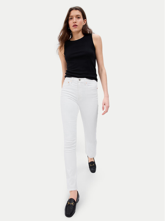 Gap Gap Blugi 570955-00 Alb Slim Fit