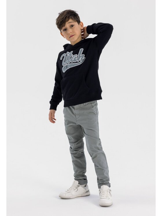 MINOTI MINOTI Spodnie materiałowe 23pant52 Szary Regular Fit