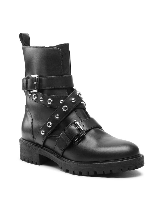 Geox Geox Polokozačky D Hoara C D26FTC 00043 C9999 Černá