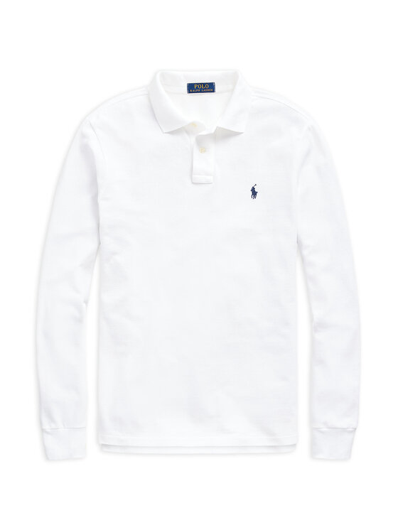 Polo Ralph Lauren Polo Ralph Lauren Polo 710680790001 Biały Custom Slim Fit