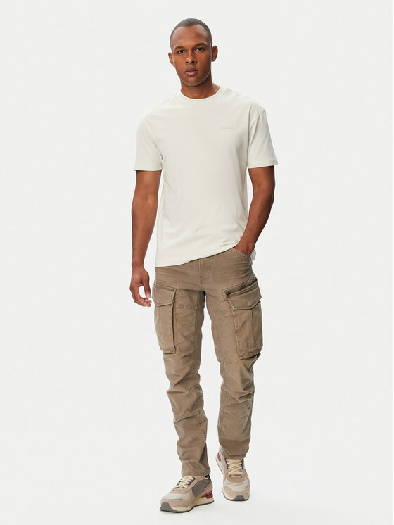 Napapijri Napapijri T-Shirt Yourte NP0A8AU2 Krémová Relaxed Fit