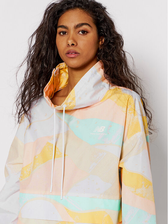 New Balance Anorak NBWJ21551 Multicolore Relaxed Fit Modivo